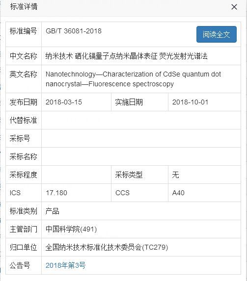 国家质检总局公布240项国家标准 含5项光谱标准