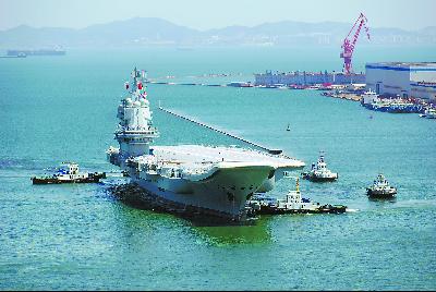 国产航母“首秀”归来 专家：动力系统测试很成功