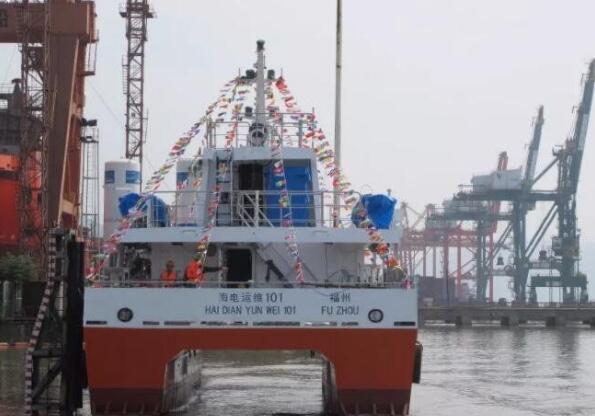 东南造船19.7米海上风电运维服务船下水