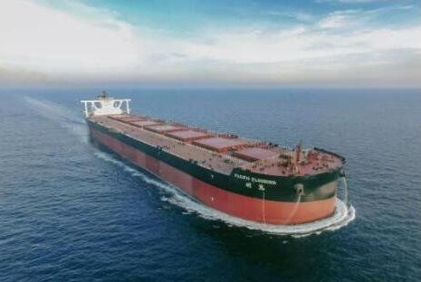 北船重工40万载重吨矿砂船2号船试航归来