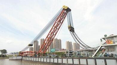 江苏海事最大内河打捞船试航
