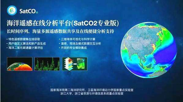 海洋二所与浙江大学共建“海洋遥感在线分析平台SatCO2”