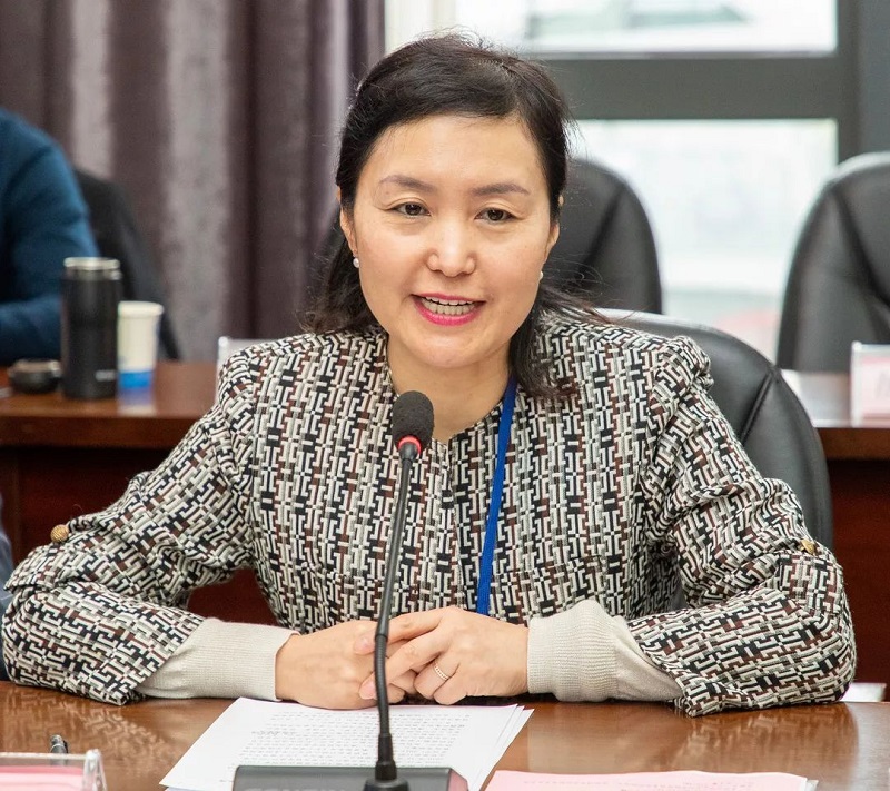 中国太平洋学会常务副秘书长、自然资源部海洋出版社副社长、自然研学分会会长赵萍做工作发言